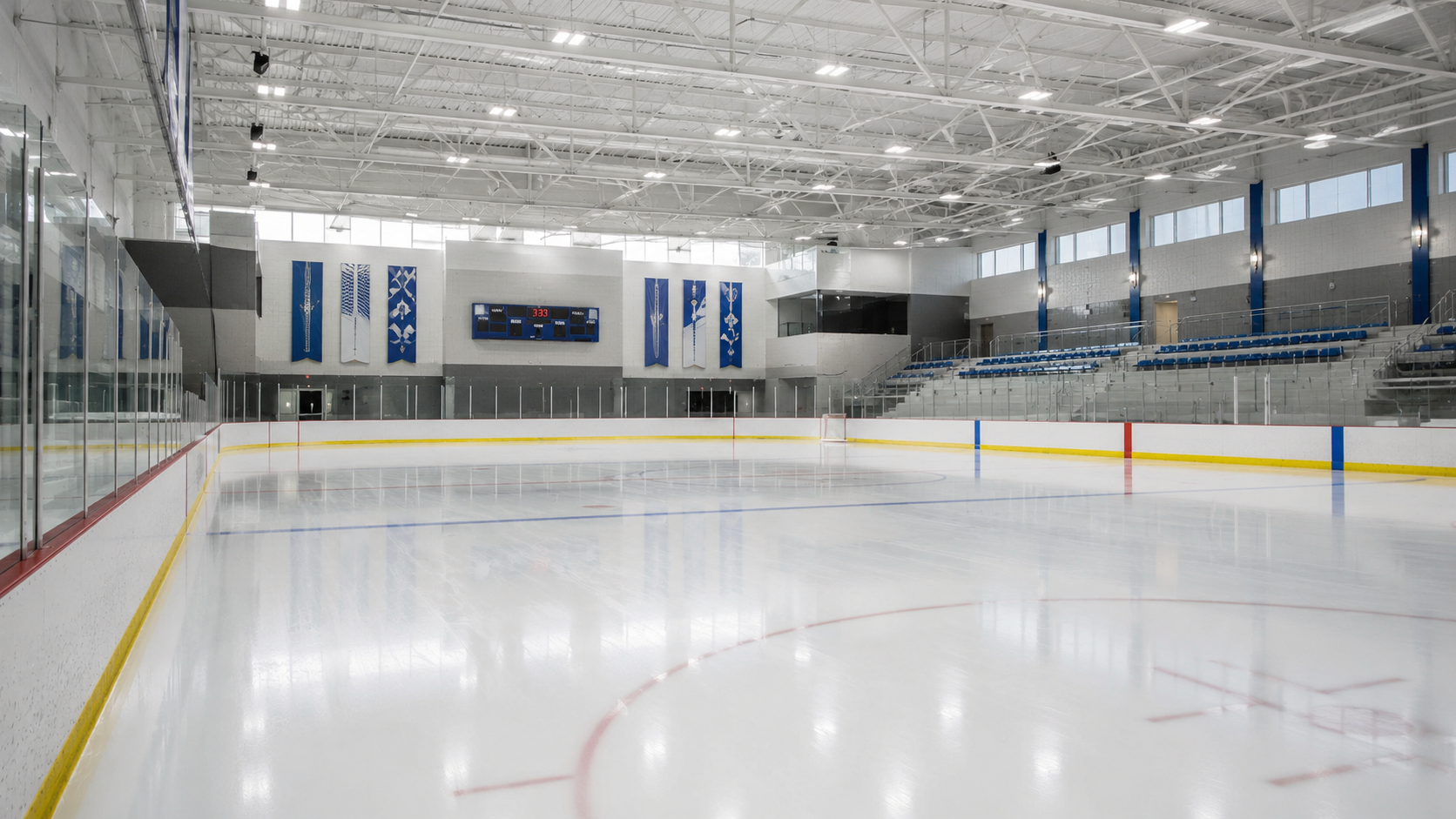 Ice rink anti-condensation duty