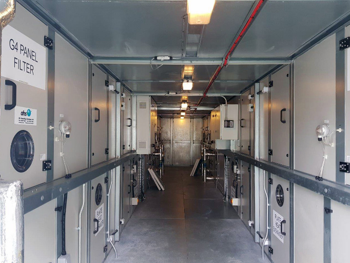 KAZT Hot water heating AHU
