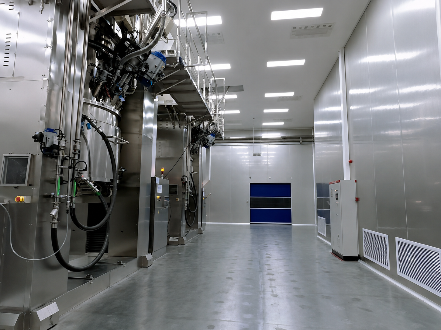 Lithium battery dry rooms