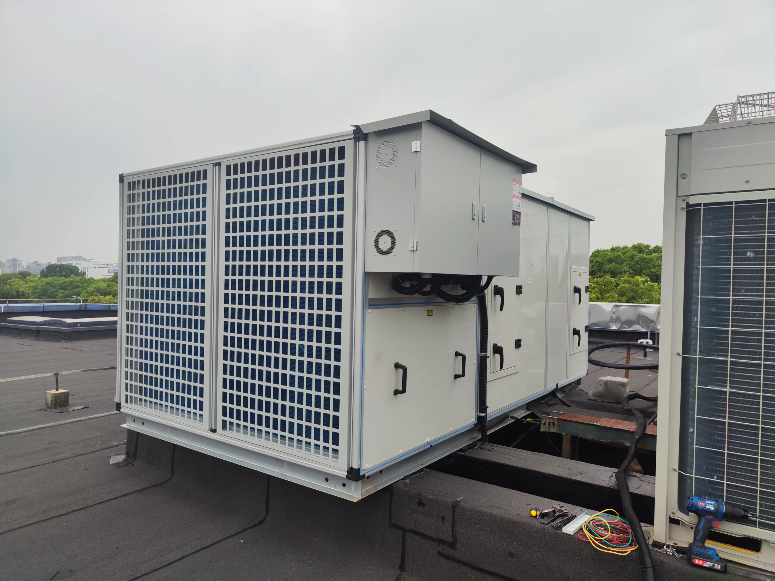 Split DX Commercial Air Handling Unit Configuration