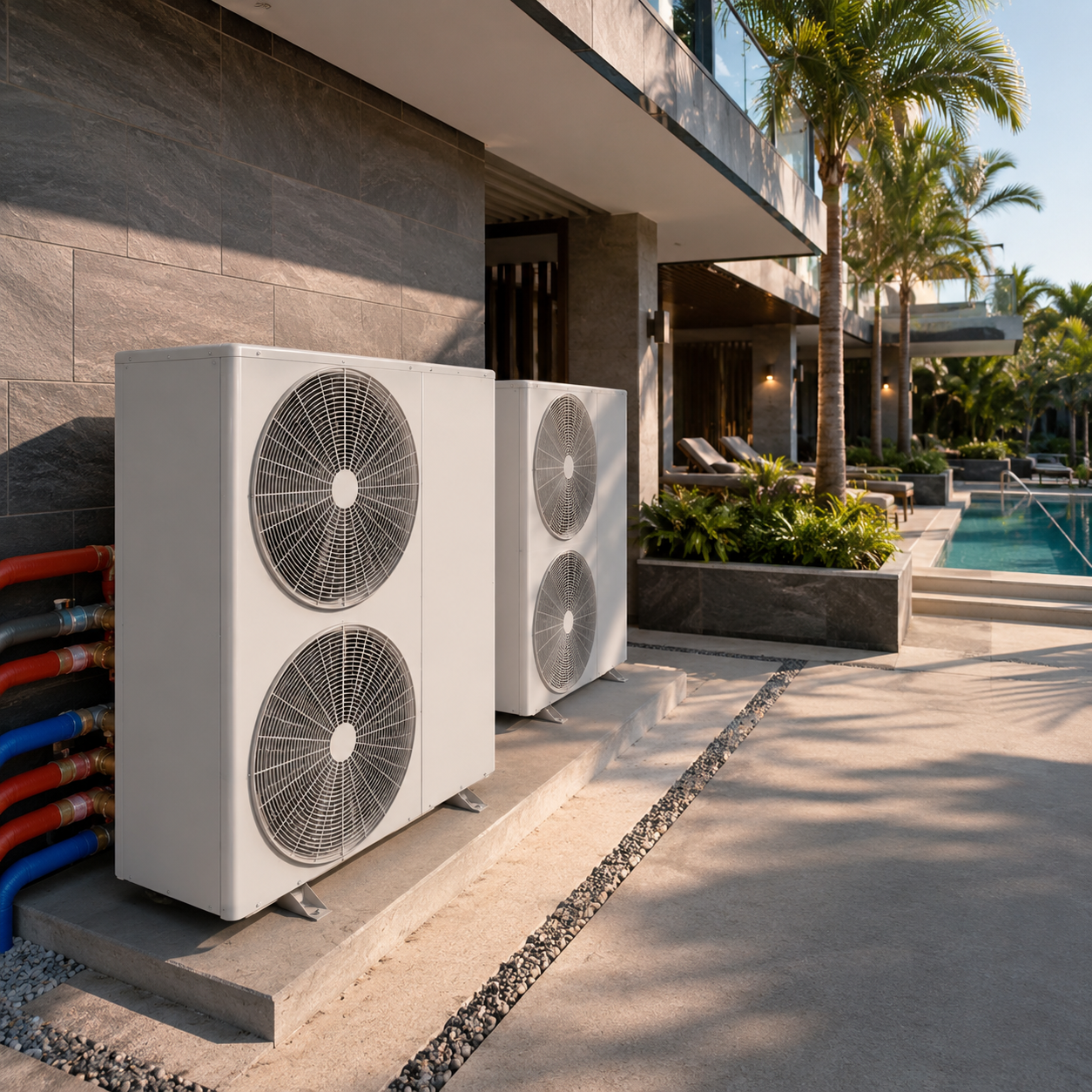 4-Pipe heat-recovery series