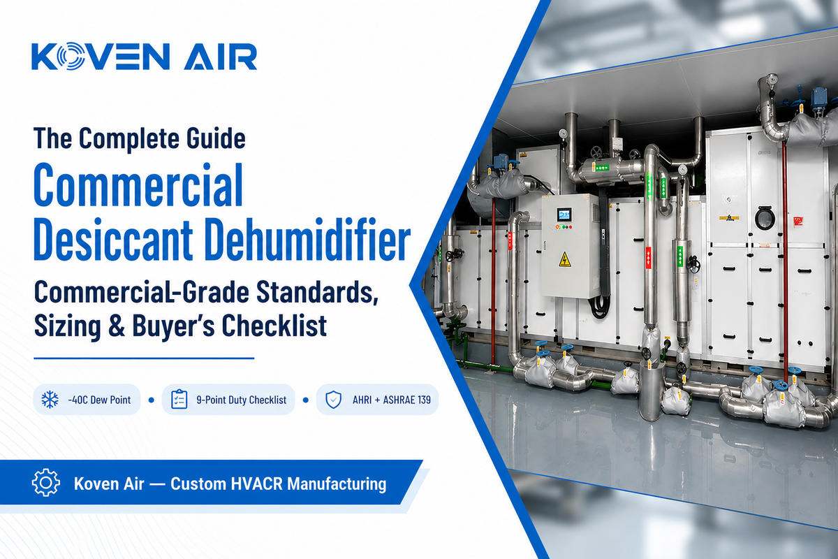 Commercial Desiccant Dehumidifier Guide (2026)