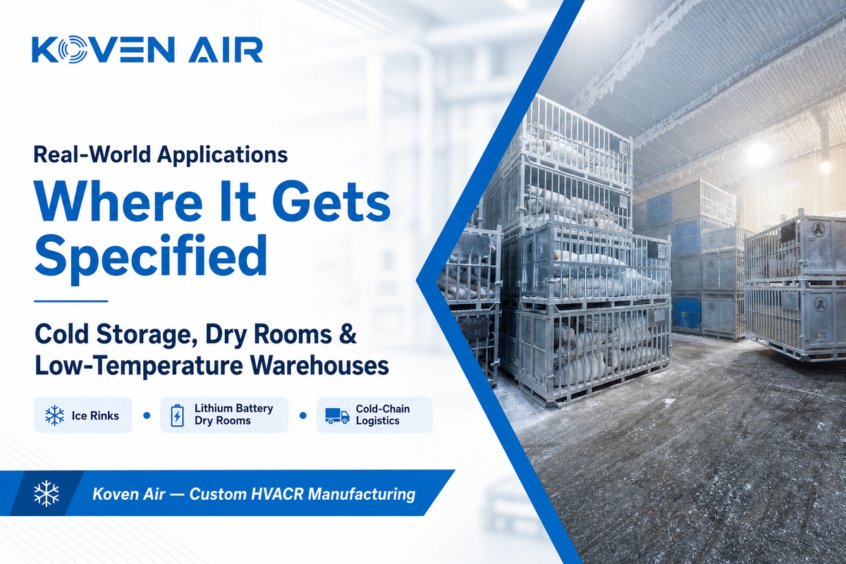 Where Commercial Desiccant Dehumidification Gets Specified — Koven Air