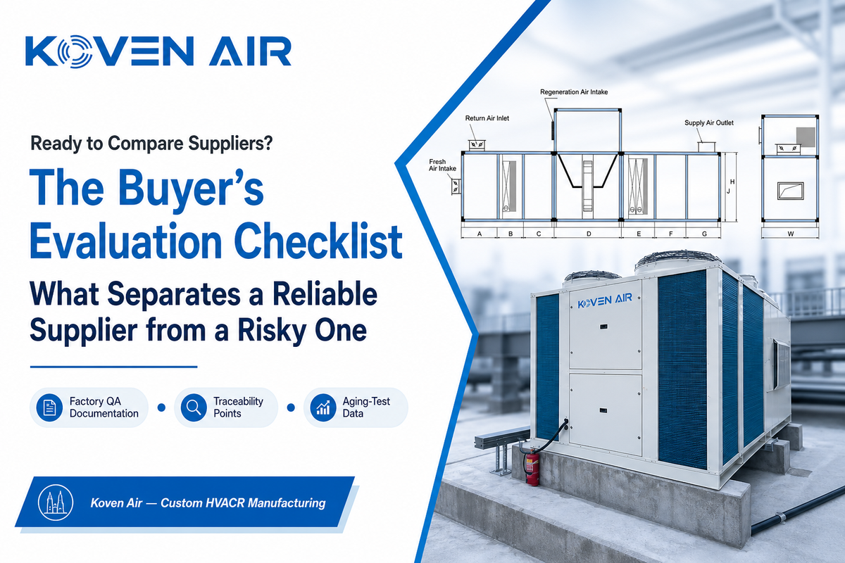 A Buyer's Evaluation Checklist, What Separates a Reliable Supplier from a Risky One — Koven Air