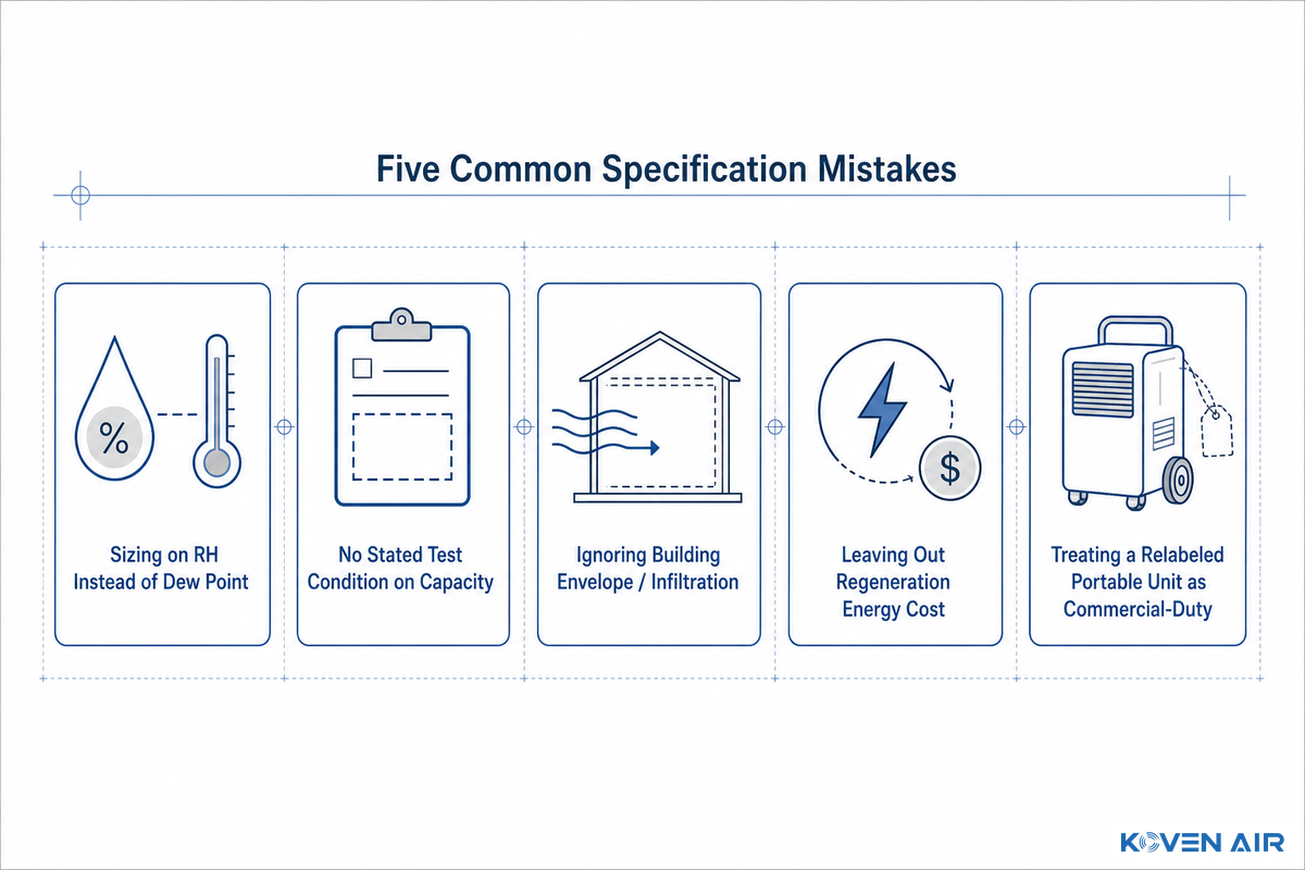 Common Mistakes When Specifying or Buying a Commercial Desiccant System — Koven Air