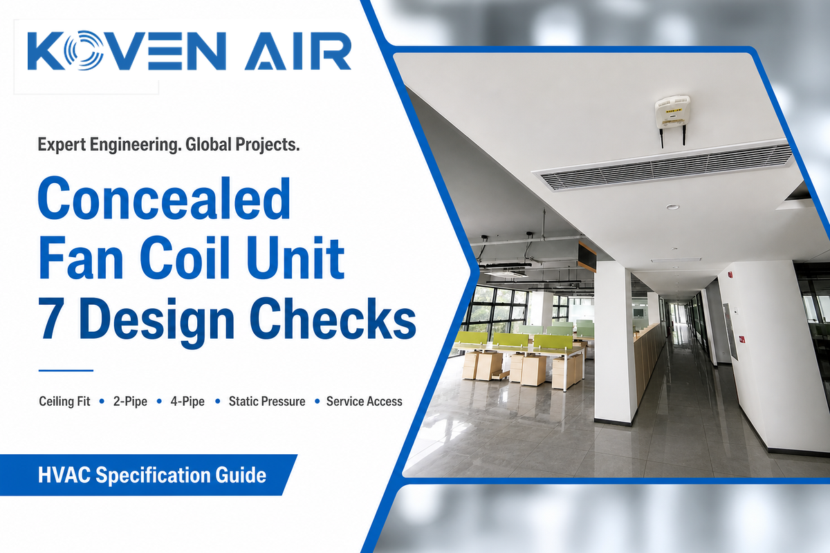 Concealed Fan Coil Unit Guide: 7 Specification Checks