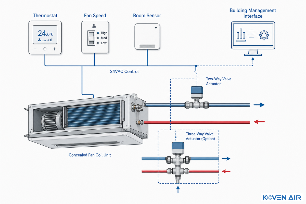 Controls and Thermostat Choices for Concealed FCUs — Koven Air