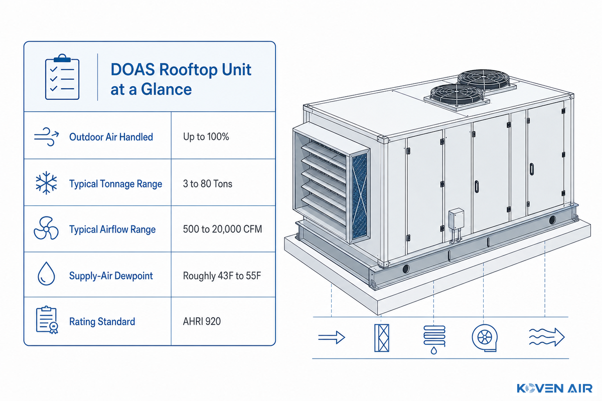 What Is a DOAS Rooftop Unit? Quick Specs & Definition — Koven Air