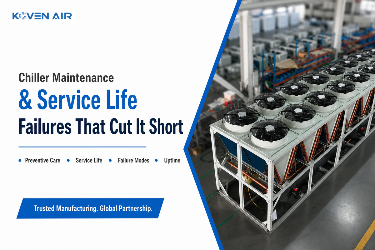 Chiller Maintenance, Service Life, and the Failures That Cut It Short — Koven Air