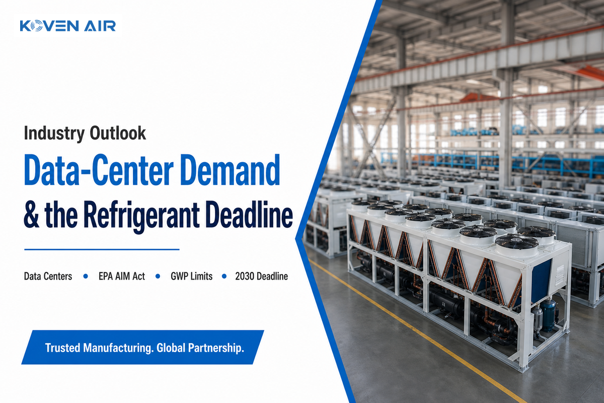 Industry Outlook: Data-Center Demand and the Refrigerant Deadline Reshaping Chiller Specs — Koven Air