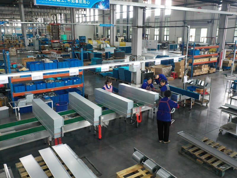 Koven AHU factory performance testing and assembly line