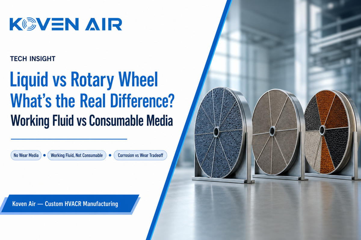 Liquid Desiccant vs. Rotary Desiccant Wheel: What's the Real Difference? — Koven Air