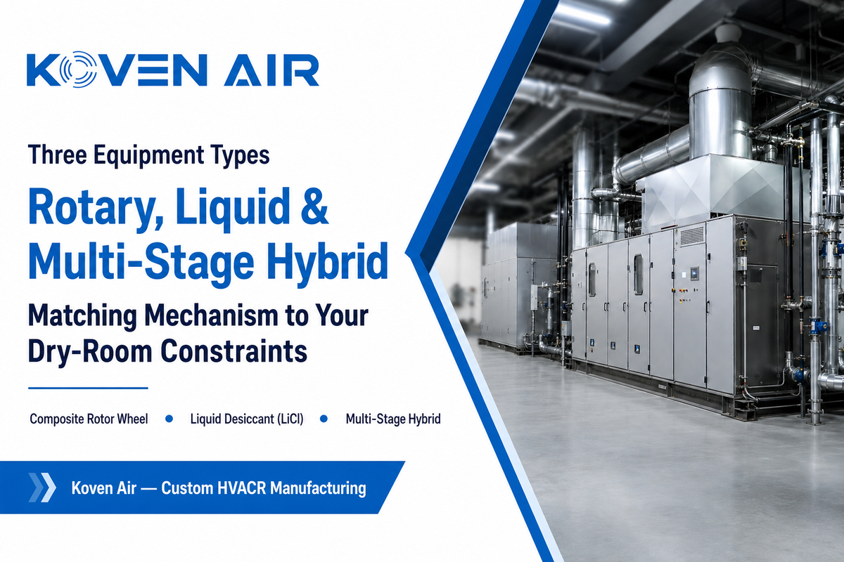 Types of Lithium Battery Dehumidification Equipment — Koven Air