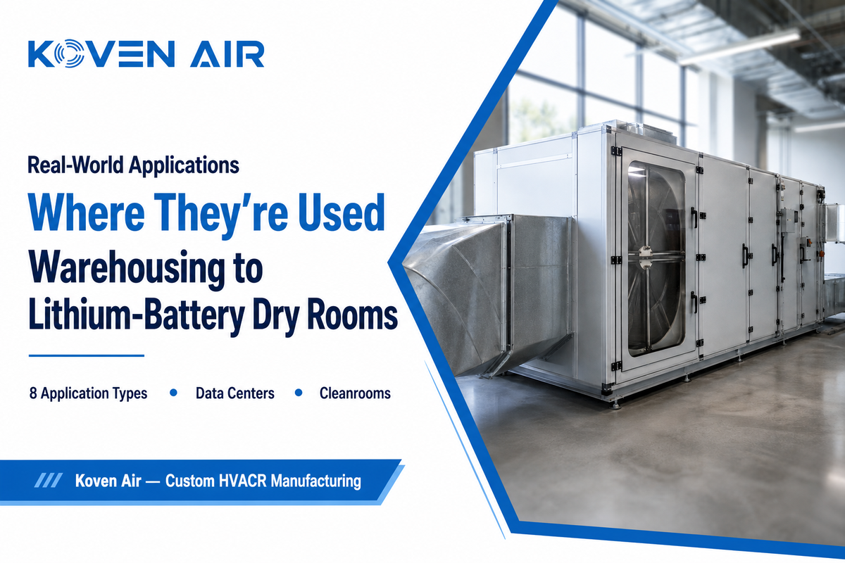 Where Rotary Desiccant Dehumidifiers Are Used — Koven Air