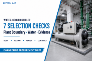 Water Cooled Chiller Guide: 7 Selection Checks That Matter