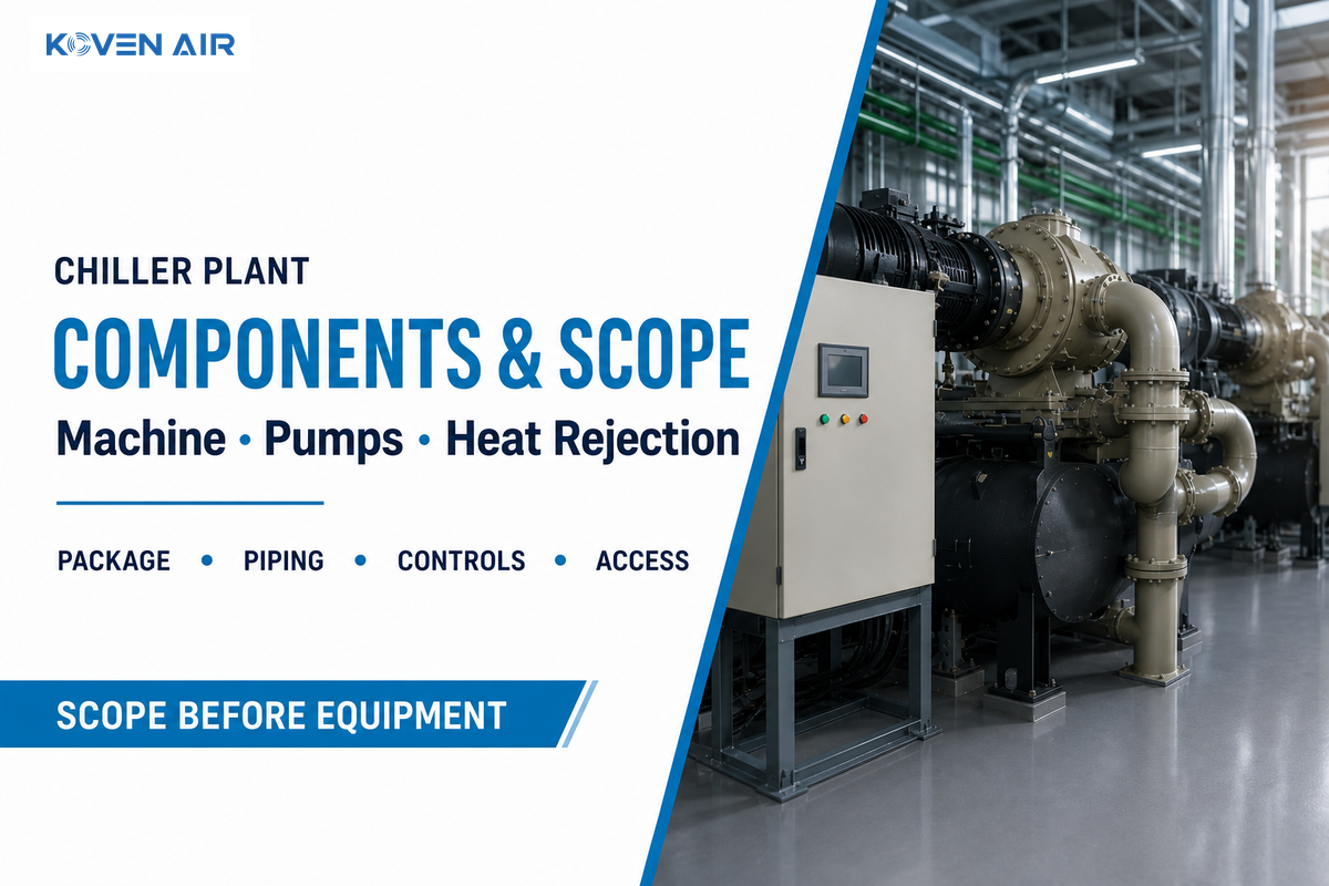 3. What Are the Main Components of a Chiller Plant? — Koven Air