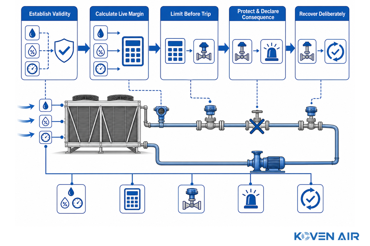 5. Make the controls prove the dry operating envelope