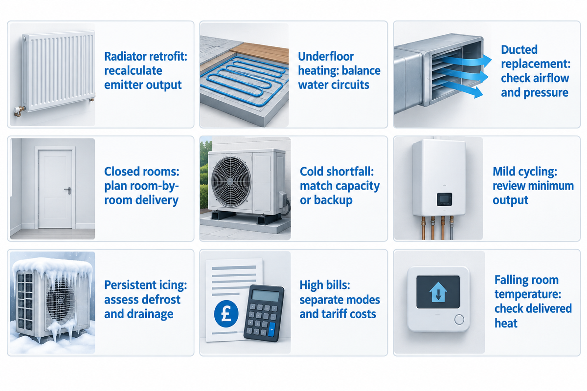 Nine winter delivery bottlenecks connect capacity, emitters, airflow, controls and costs - PNNL guidance.