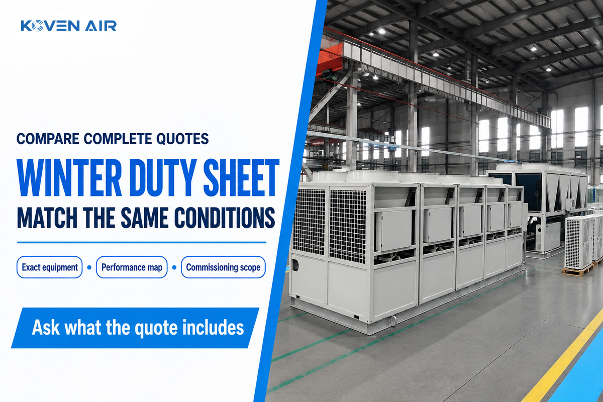 Compare matched equipment, performance conditions and commissioning scope before prices - PNNL method.